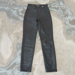 Versace Jeans Couture Black Shiny Disco Pants‎